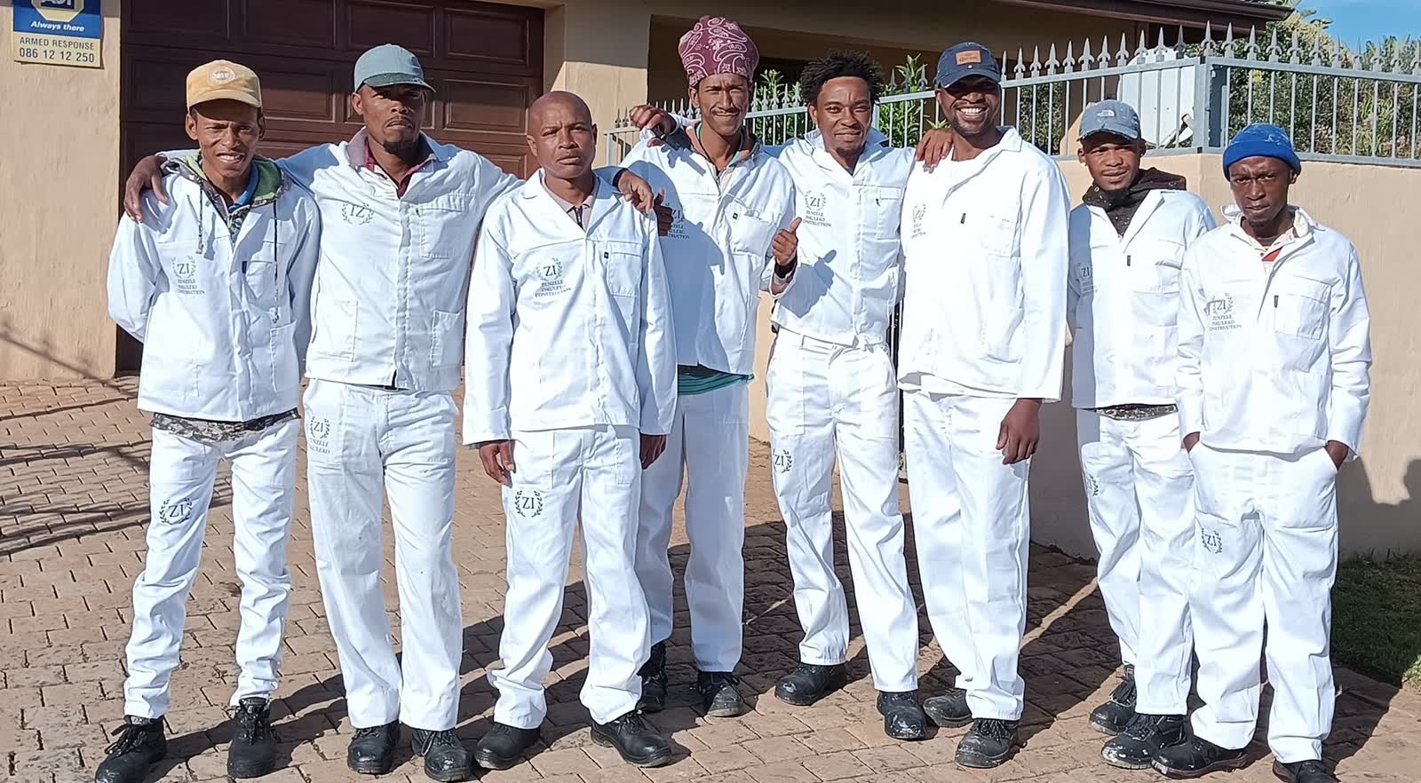 The Zenzele Inkuleko Construction team